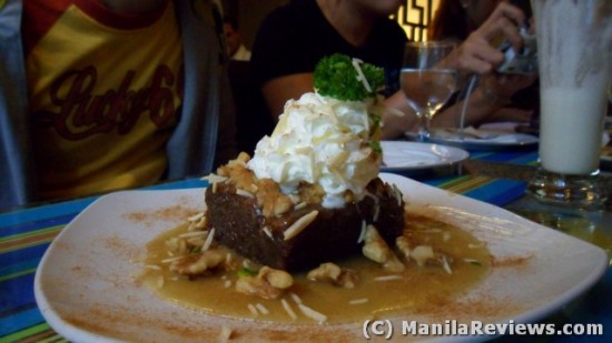 ARYA Restaurant Date Cake