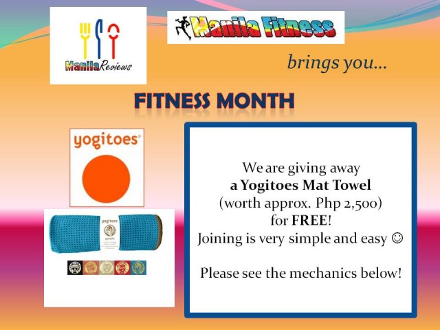 Manila reviews and fitness promo