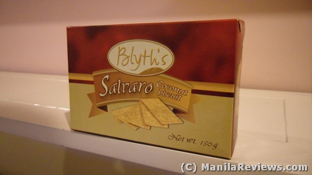 Blyth's Salvaro coconut biscuits
