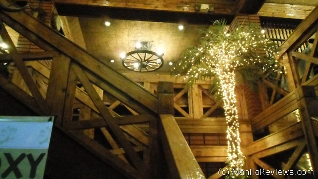 Alfredos Steaks Stairs to the second floor