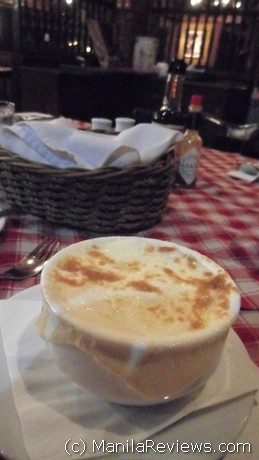 Alfredos Steaks Hearty Fench Onion Soup