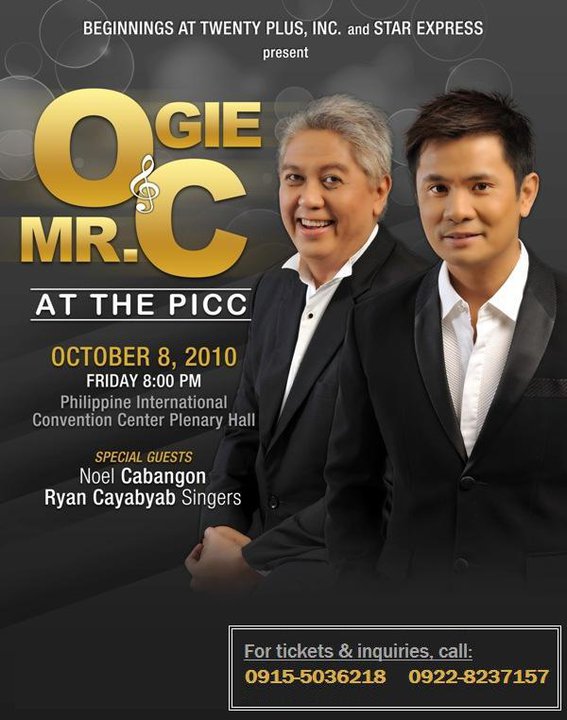 Ogie Alcasid and Ryan Cayabyab Concert