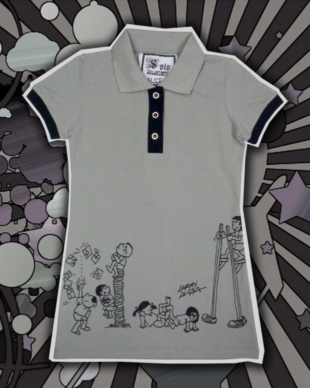 His & Hers Collared Shirt (Pinoy Games) for Her P795
