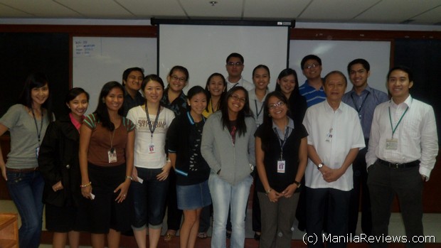 Talk with the Ateneo Marketing Management class of Mr. Roa
