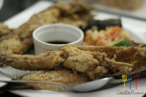 Pino Crispy Hito with Ensaladang Talong