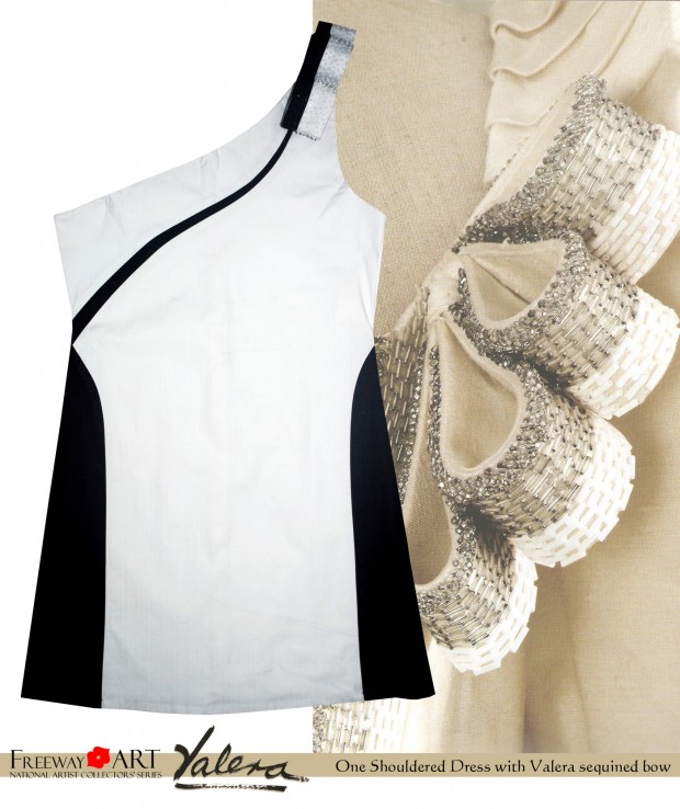 Freeway Valera White One Shoulder Dress