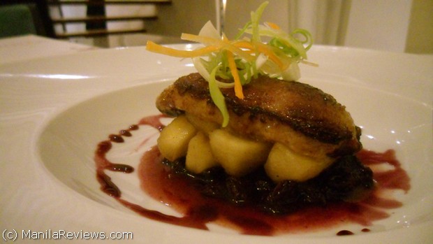 Bistecca Pan Seared Foie Gras (Php 850)