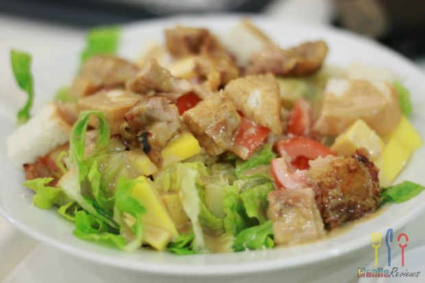 Bubble Tea Japanese Chicken Ceasar Salad