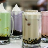 Honey Dew Bubble Tea, Taro Bubble Tea, Royal Milk Tea, Strawberry Milk Tea
