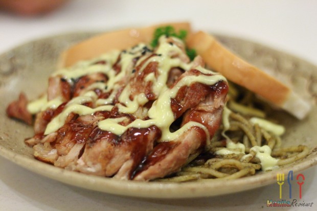 Bubble Tea Tori Pesto Spaghetti (Php 265)