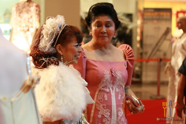 Tessa Prieto Valdez and Madame Imelda Marcos at Freeway Event