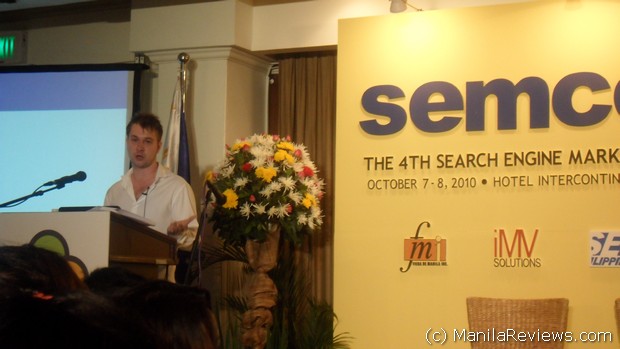 SEMCON Philippines Dean Chew, SEO Engineer of Ayima Search Marketing