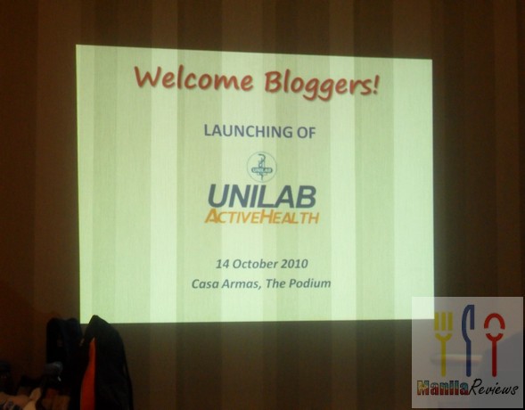 Unilab ActiveHealth Bloggers Night