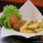 Charlie's Shroom Vegetarian Burger