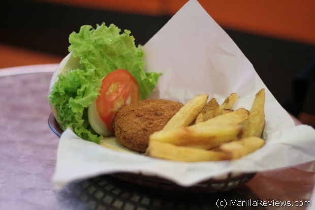 Charlie's Shroom Vegetarian Burger