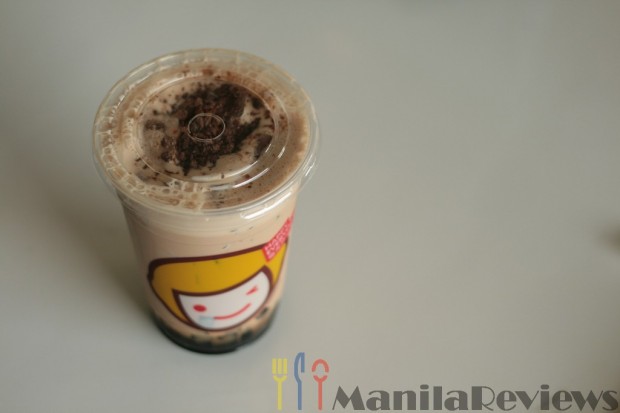 Happy Lemon Cocoa Matcha with Brown Sugar Jelly