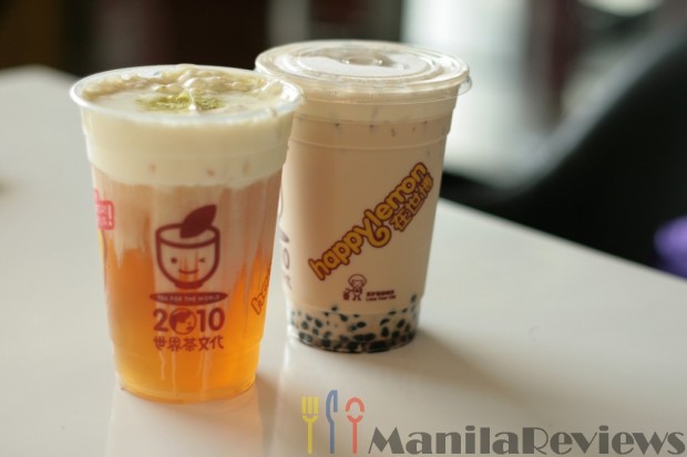 Happy Lemon Roasted Milk Tea with Pearl Sago
