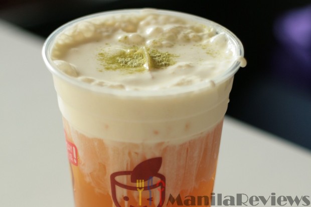 Happy Lemon Green Tea with Rock Salt and Cheese