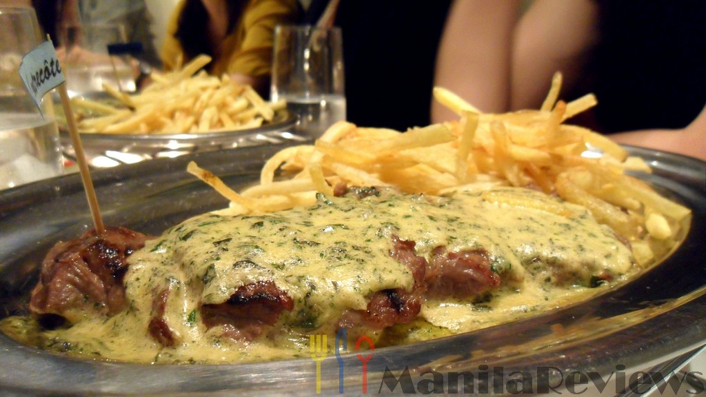 Menu L'Entrecote