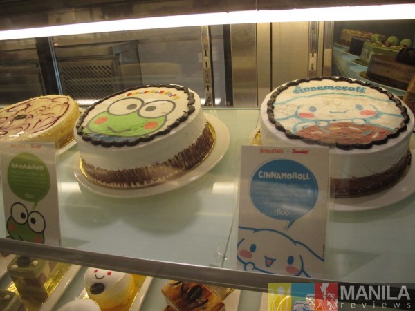 Breadtalk cakes at Php 800 each