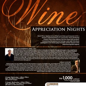 Enderun Wine Appreciation Nights Enderun Wine Appreciation Nights
