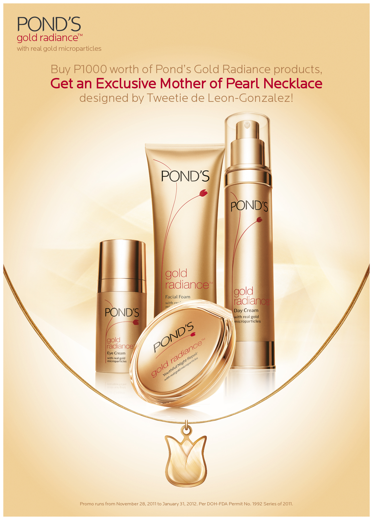Pond's_Gold Radiance_Necklace