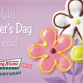 Krispy Kreme’s Flowery Treat for Moms