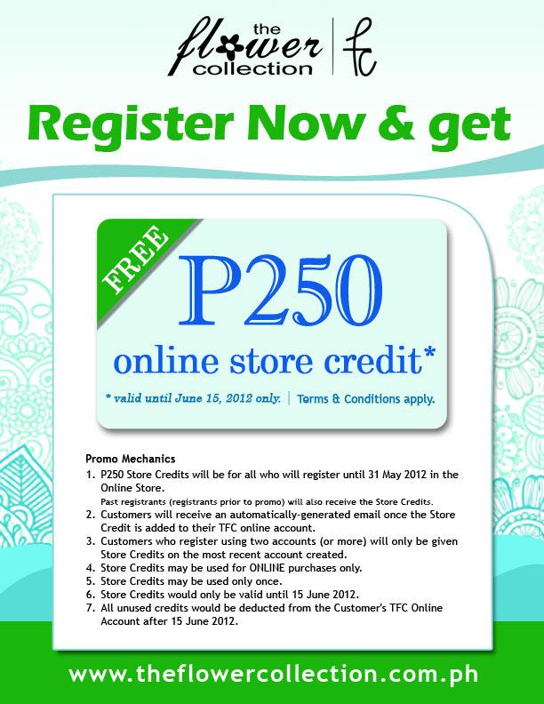 TFC Online store credits