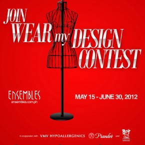 Last Week for Submission for Ensembles’ Wear My Design Contest Last Week for Submission for Ensembles’ Wear My Design Contest