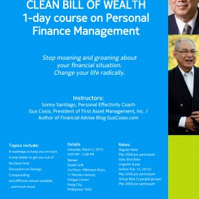 How was your Financial Health last January? Improve by joining the Clean Bill of Wealth How was your Financial Health last January? Improve by joining the Clean Bill of Wealth