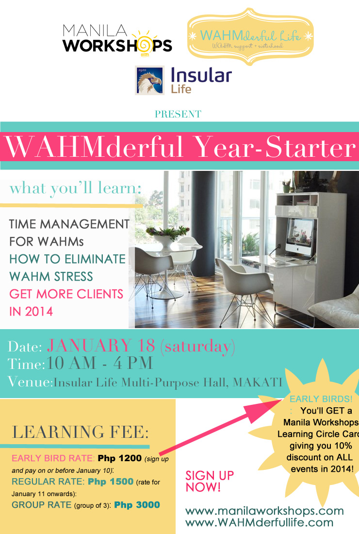 WAHMderful Workshops YEAR STARTER
