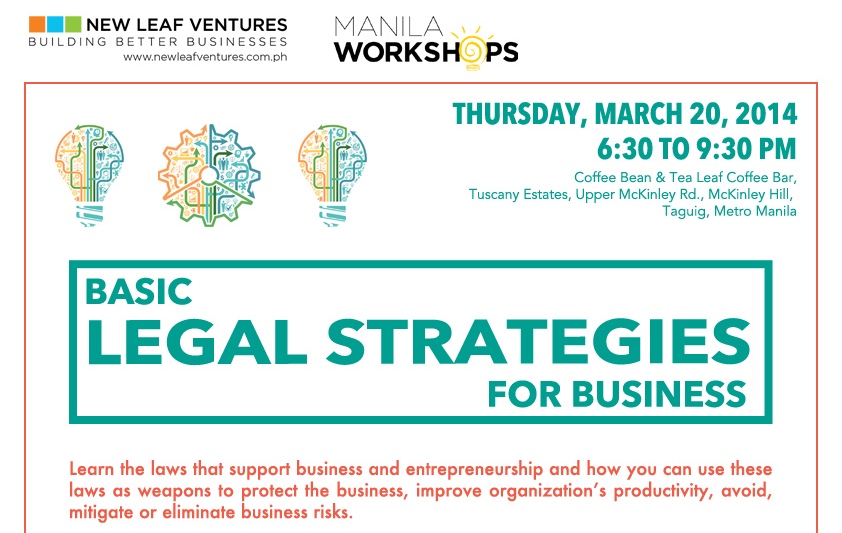 Basic Legal Strategies Workshop BANNER 2