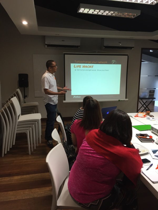 Marv talking about Personal Branding