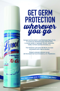 Lysol To Go flyer
