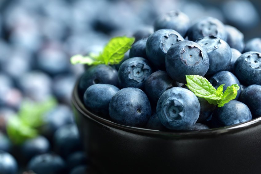crunchy blue berries